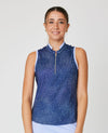 Crystal Quest Sleeveless Polo Crystal Quest Sleeveless Polo