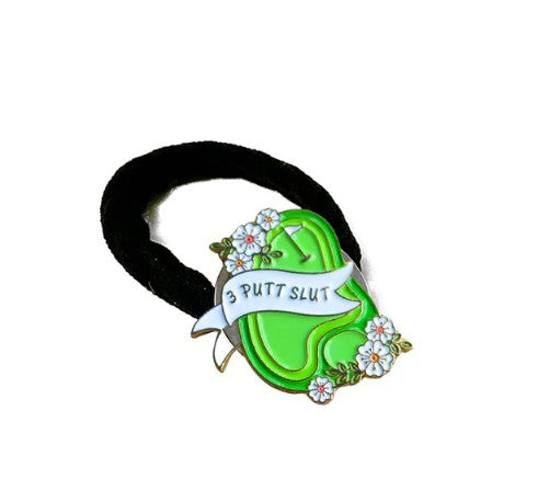 Magnetic Hair Tie with Golf Ball Marker