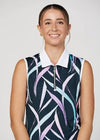 Island Palm Sleeveless Polo Island Palm Sleeveless Polo