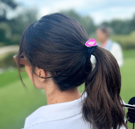Magnetic Hair Tie with Golf Ball Marker