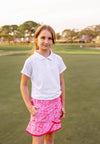 Reagan Cap Sleeve Polo - Blush Reagan Cap Sleeve Polo - Blush