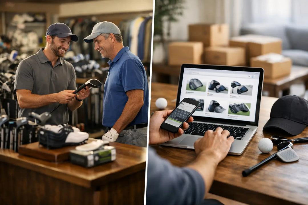 Local Golf Shop Versus Online Marketplace