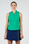 Green Sleeveless 23" Polo