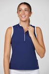 Wild Flower Sleeveless Polo (2 colors)