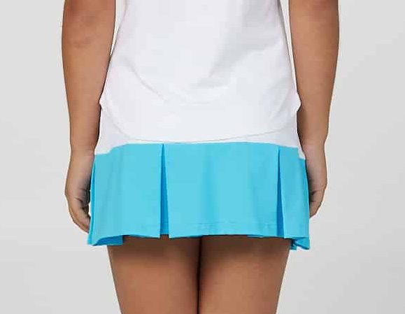 White and Blue Skort