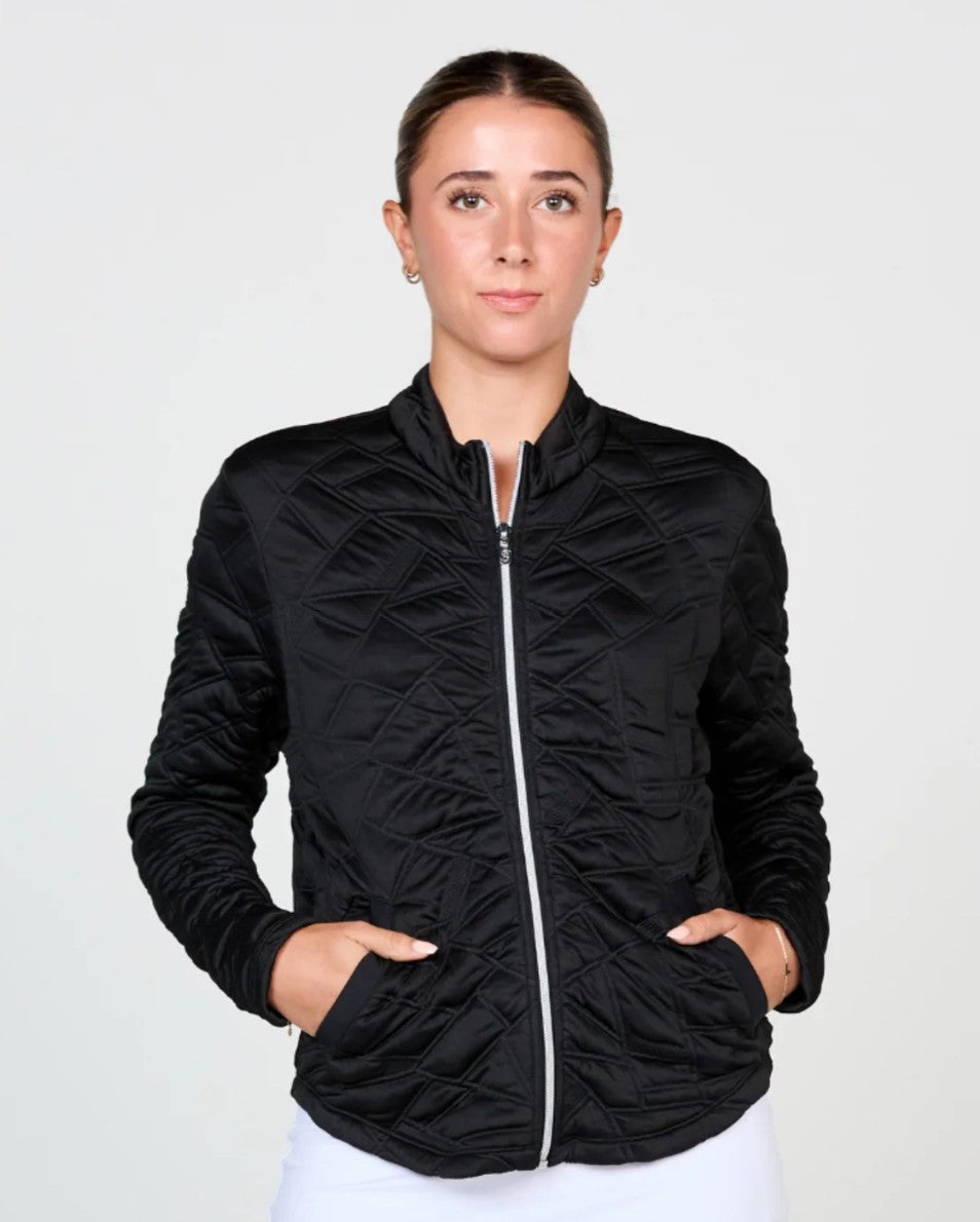 Quilt Zip Up Jacket