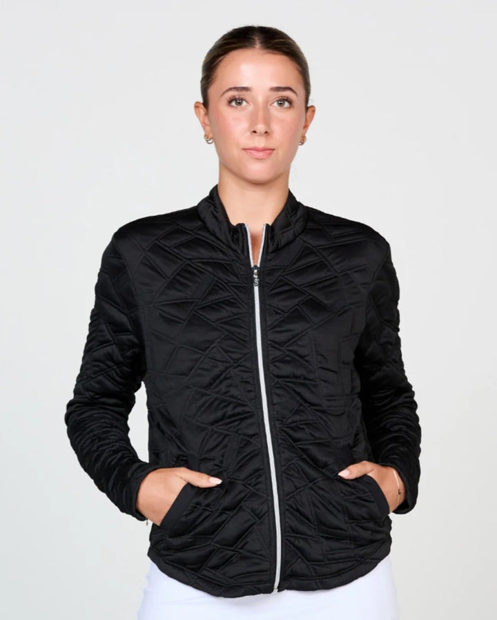 Quilt Zip Up Jacket