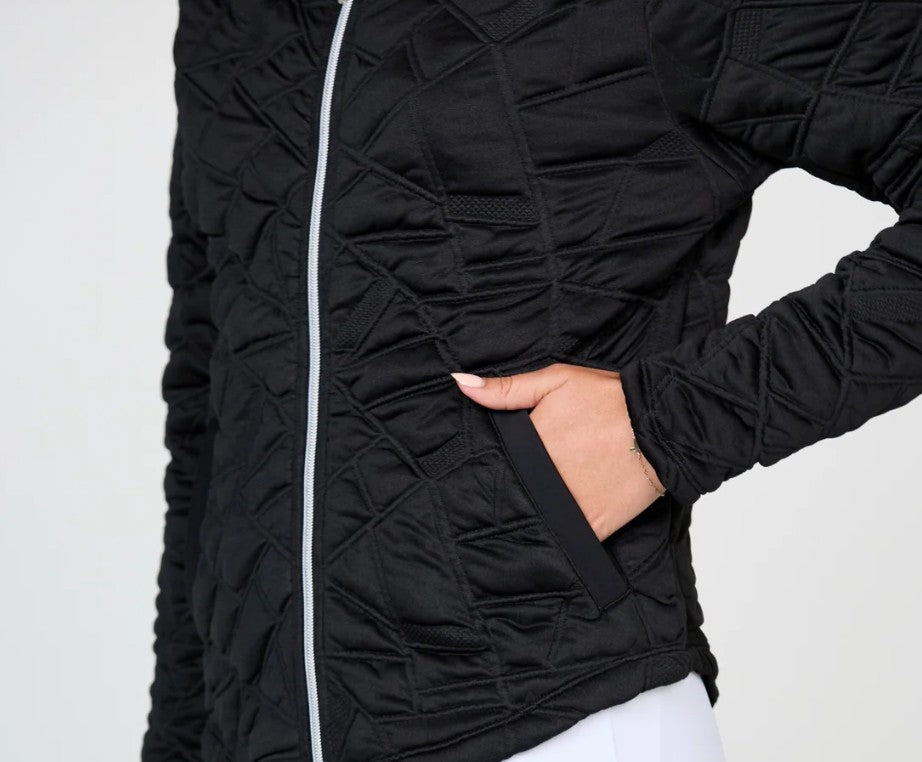 Quilt Zip Up Jacket