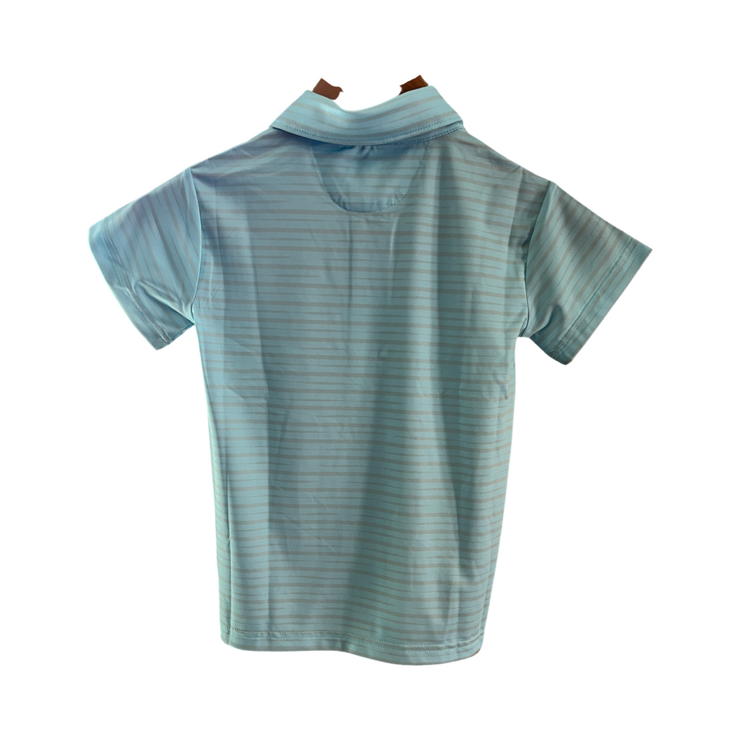 Walker Performance Polo - Glacial Blue