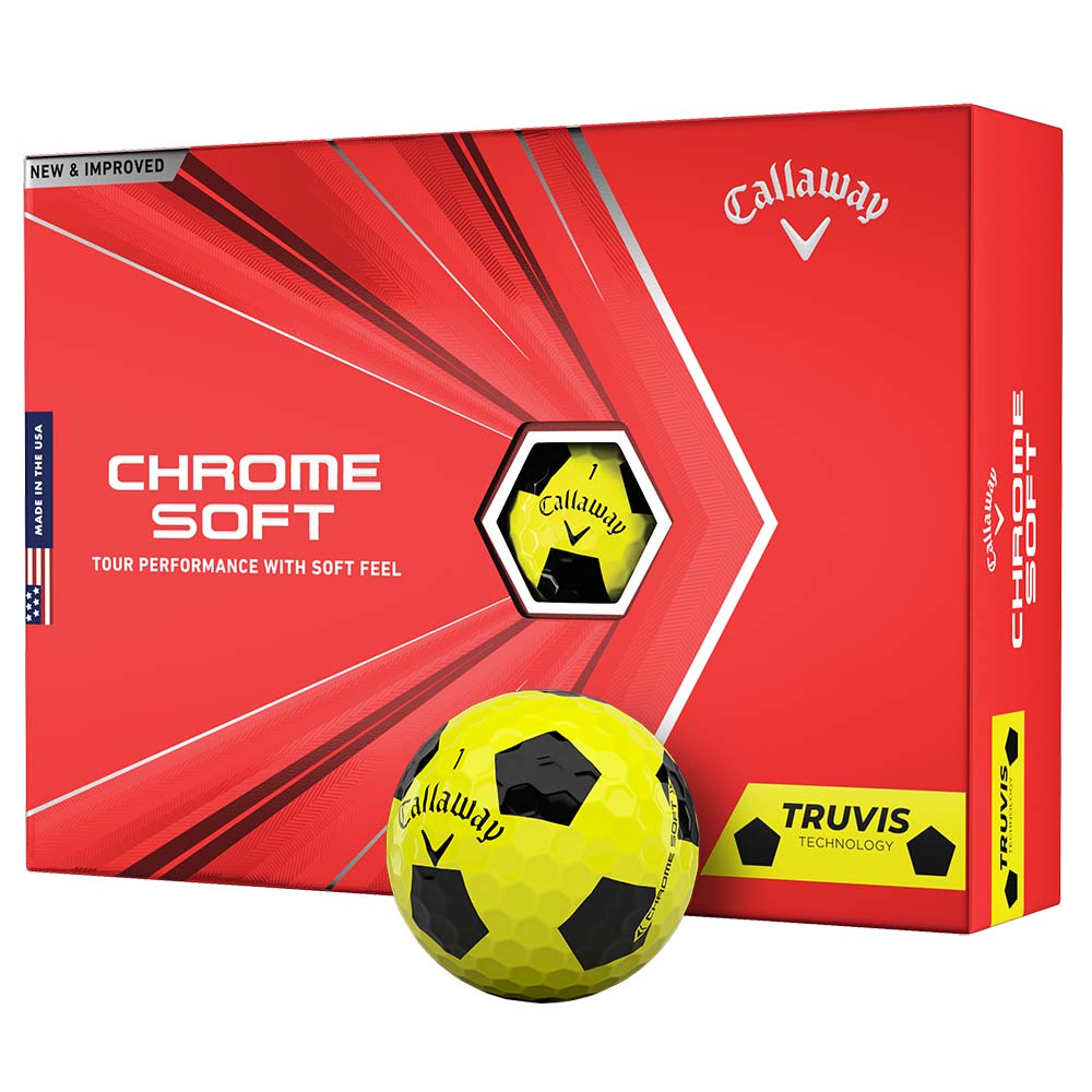 Callaway - Chrome Soft Truvis (Black & Yellow)