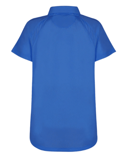 Girls Reagan Cap Sleeve Polo - Oasis Blue