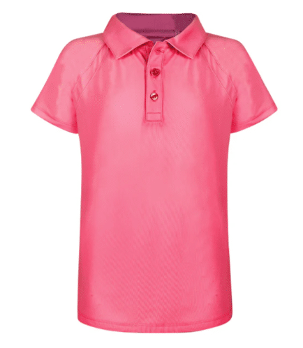 Reagan Cap Sleeve Polo - Raspberry