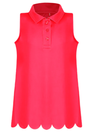 Rylee Sleeveless Polo - Raspberry