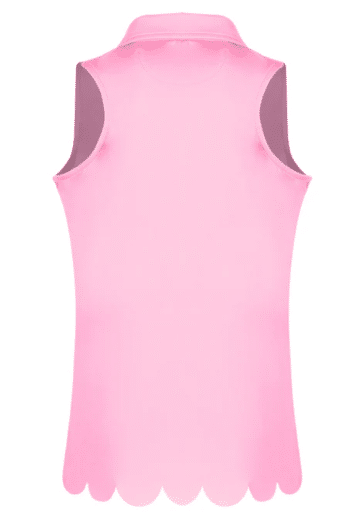 Rylee Sleeveless Polo - Blush