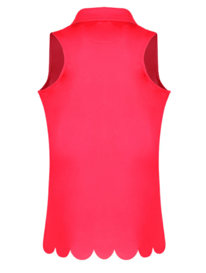 Rylee Sleeveless Polo - Raspberry