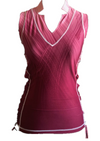 Sleeveless Top Maroon