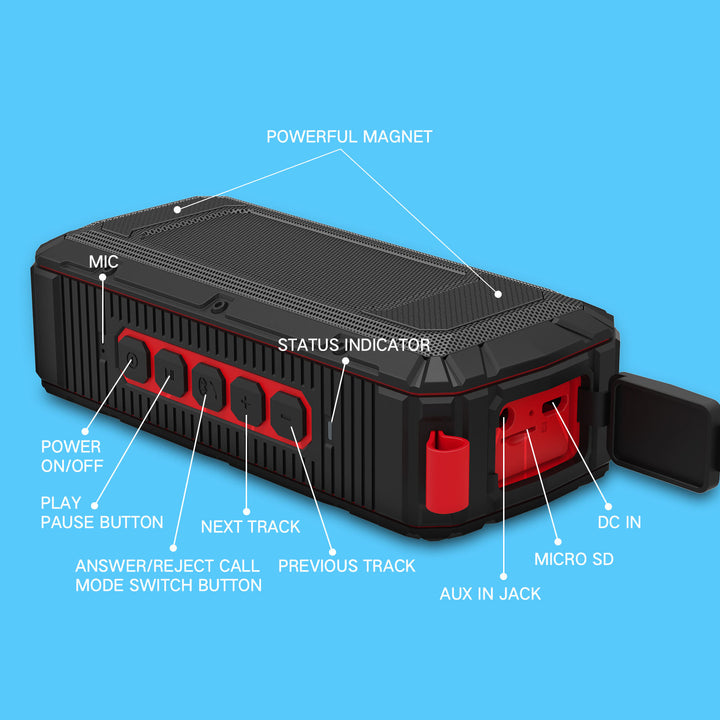 Magnetic Bluetooth Speaker