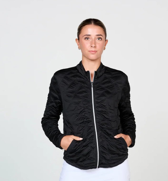 Quilt Zip Up Jacket