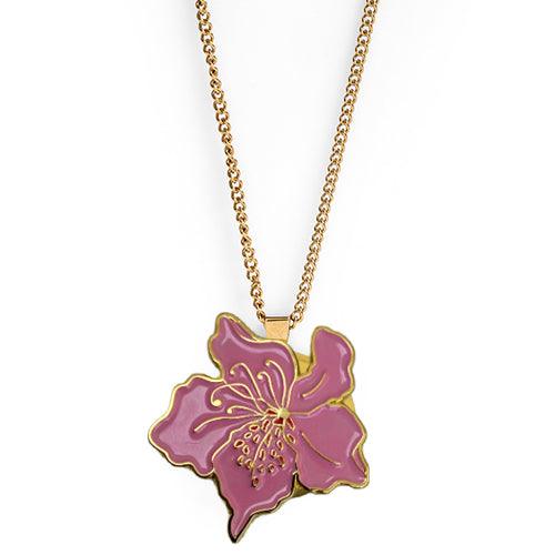 Azalea Flower Ball Marker Necklace (more colors available)