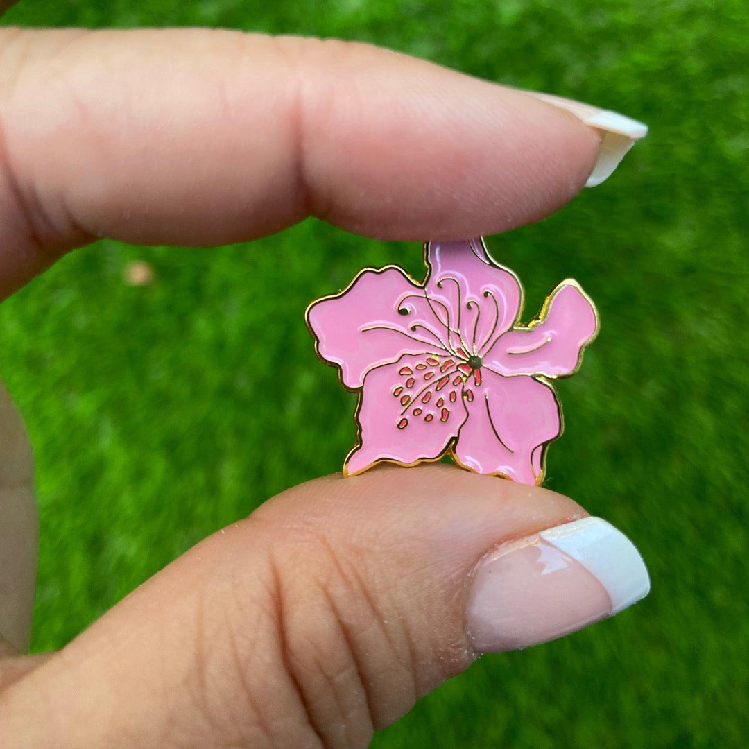 Azalea Flower Ball Marker Necklace (more colors available)